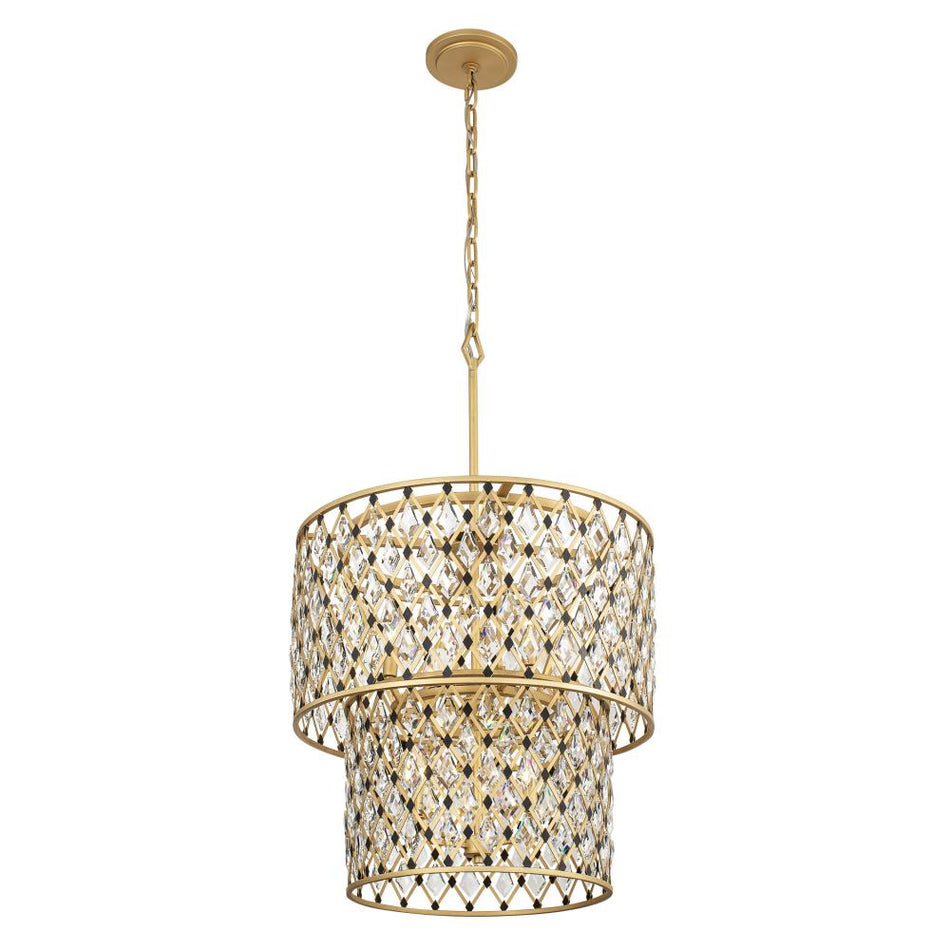 Contemporary 7 Light Chandelier from the Windsor Collection