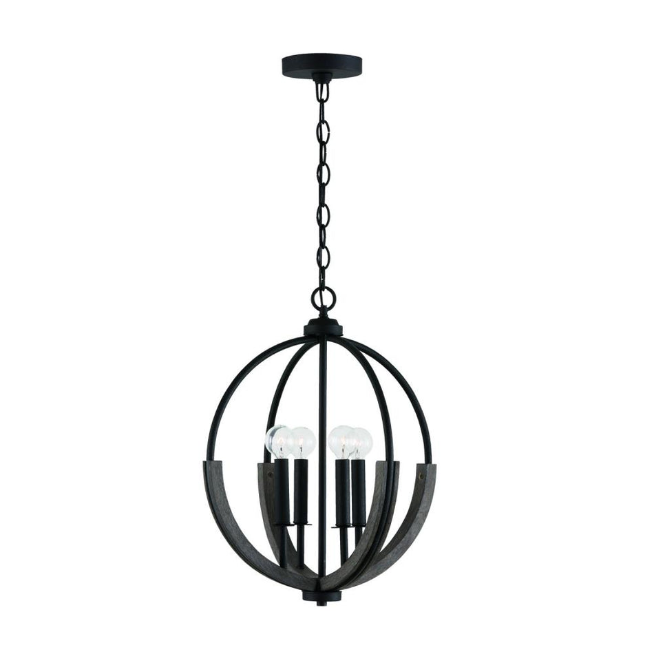 Transitional Up Pendant from the Clive Collection