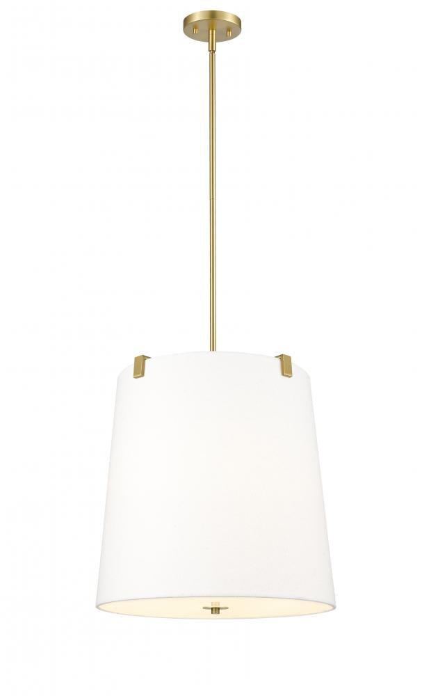 Contemporary Drum Shade Pendant from the Weston Collection