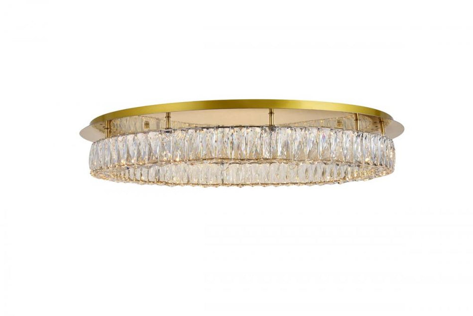 Contemporary Flush Mount from the Monroe Collection