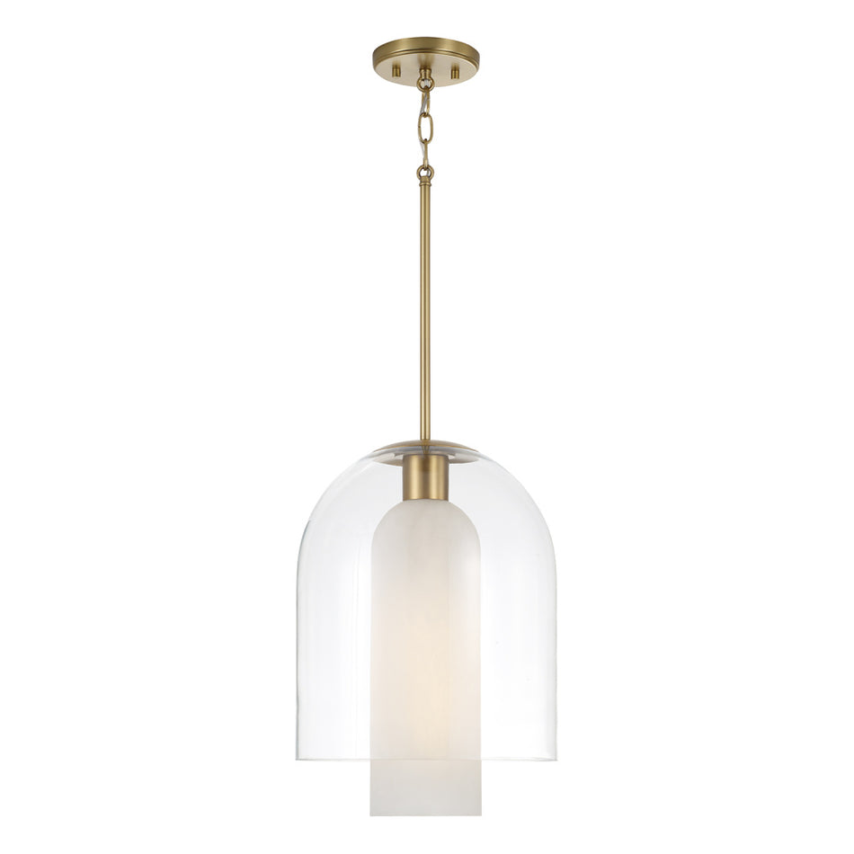 Transitional Down Pendant from the Liz Collection