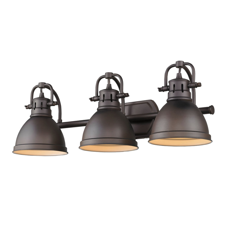 Yep by Golden Lighting Duncan 3-light Vanity and shade