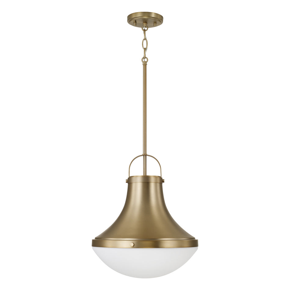 Transitional Down Pendant from the Arlo Collection