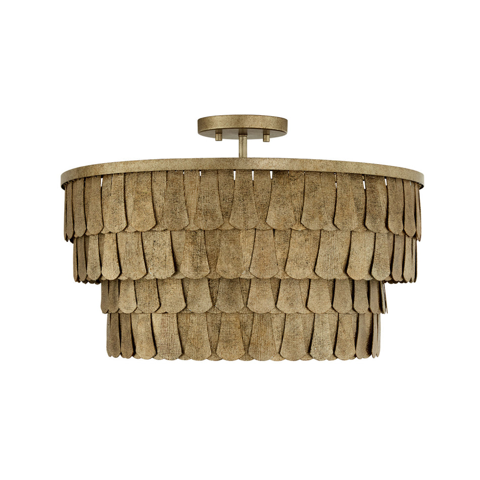 Transitional Drum Shade Pendant from the Arden Collection