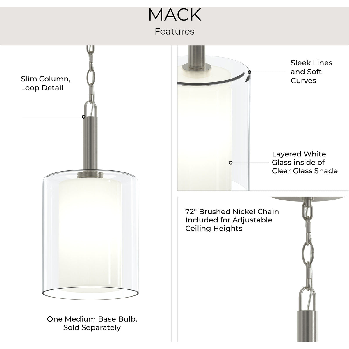 P500515-31m 1-L Pendant