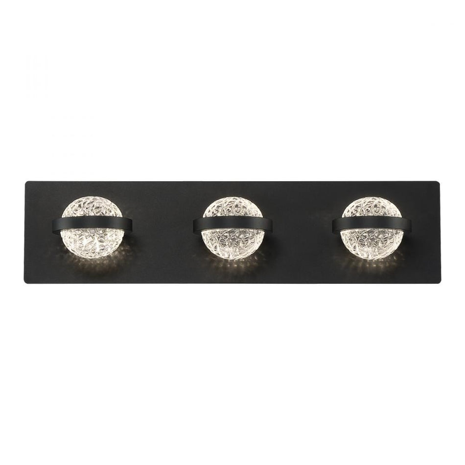 Ryder, 3lt LED Bathbar, Blk