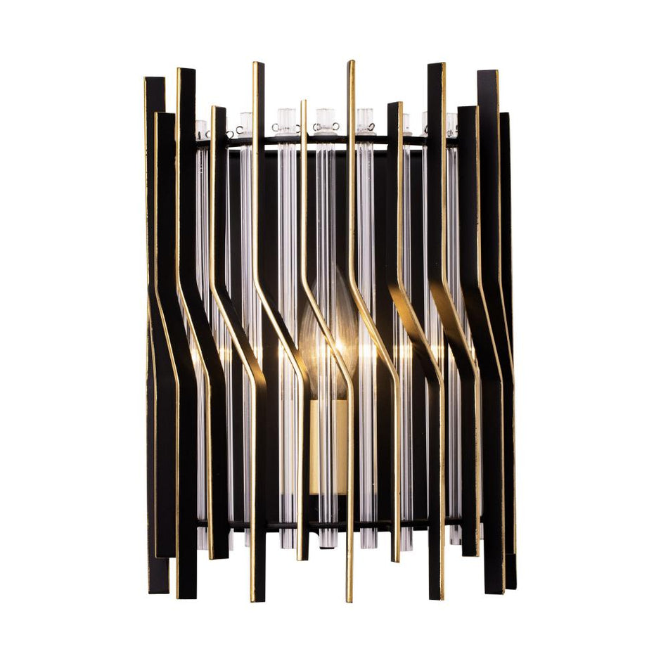 Luxe Industrial 1 Light Wall Sconce from the Park Row Collection