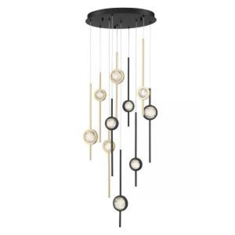 10 Light Chandelier from the BARLETTA Collection