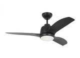 Modern Ceiling Fans With Light from the Avila Coastal 44 LED Collection