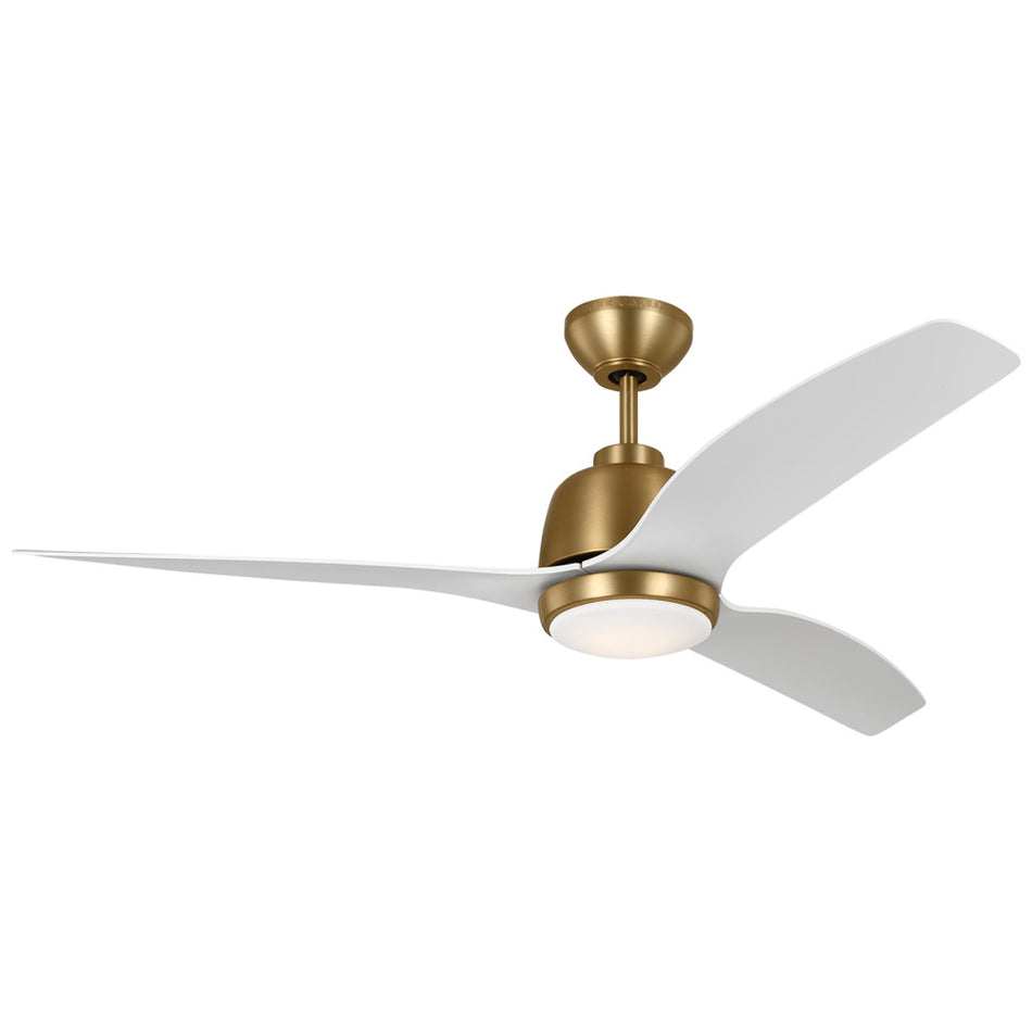 Avila 54" Dimmable Integrated LED Indoor/Outdoor Ceiling Fan with Light Kit