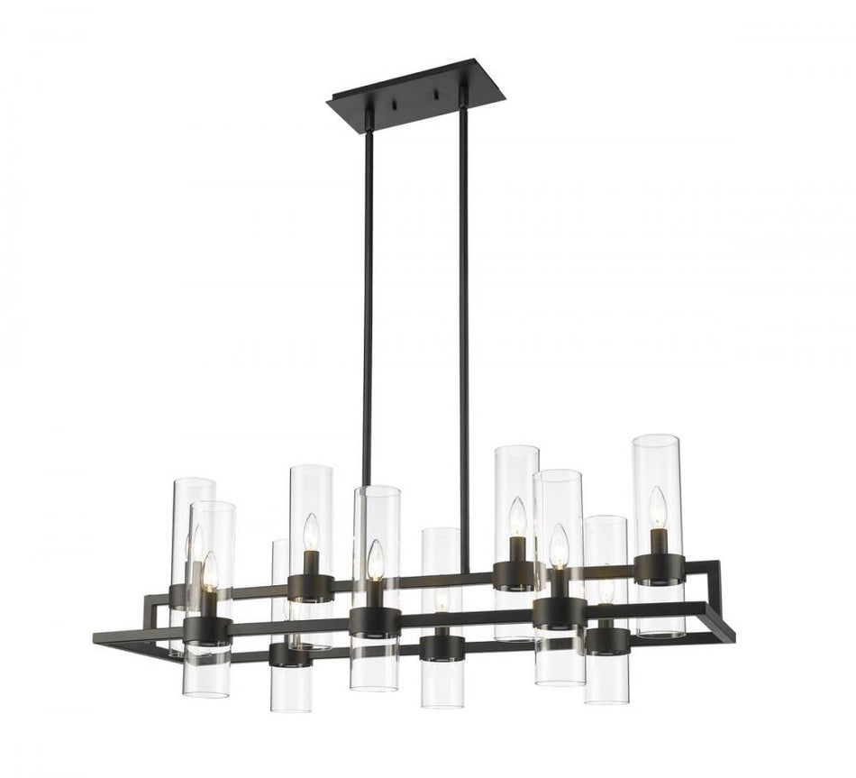 Traditional 10 Light Chandelier from the Datus Collection