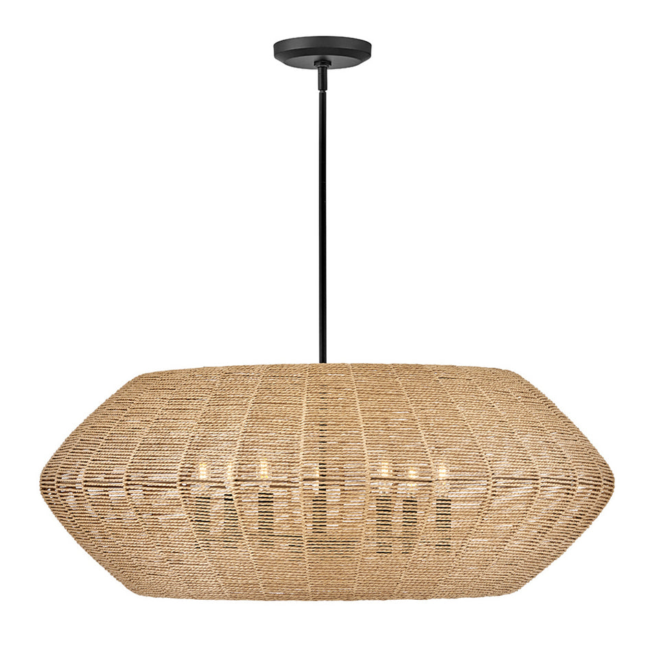 Transitional 7 Light Chandelier from the Luca Collection