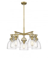 Transitional 5 Light Chandelier from the Newton Bell Collection