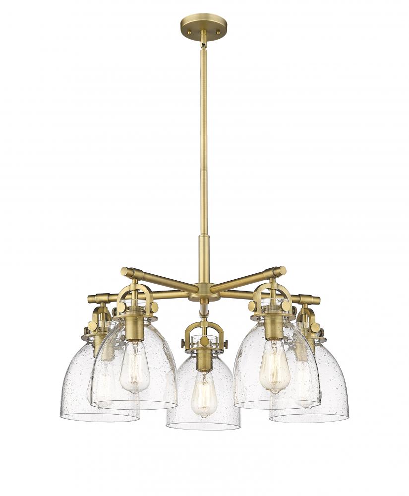 Transitional 5 Light Chandelier from the Newton Bell Collection