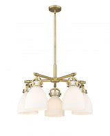Transitional 5 Light Chandelier from the Newton Bell Collection