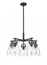 Transitional 5 Light Chandelier from the Newton Bell Collection