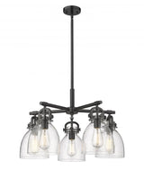 Transitional 5 Light Chandelier from the Newton Bell Collection