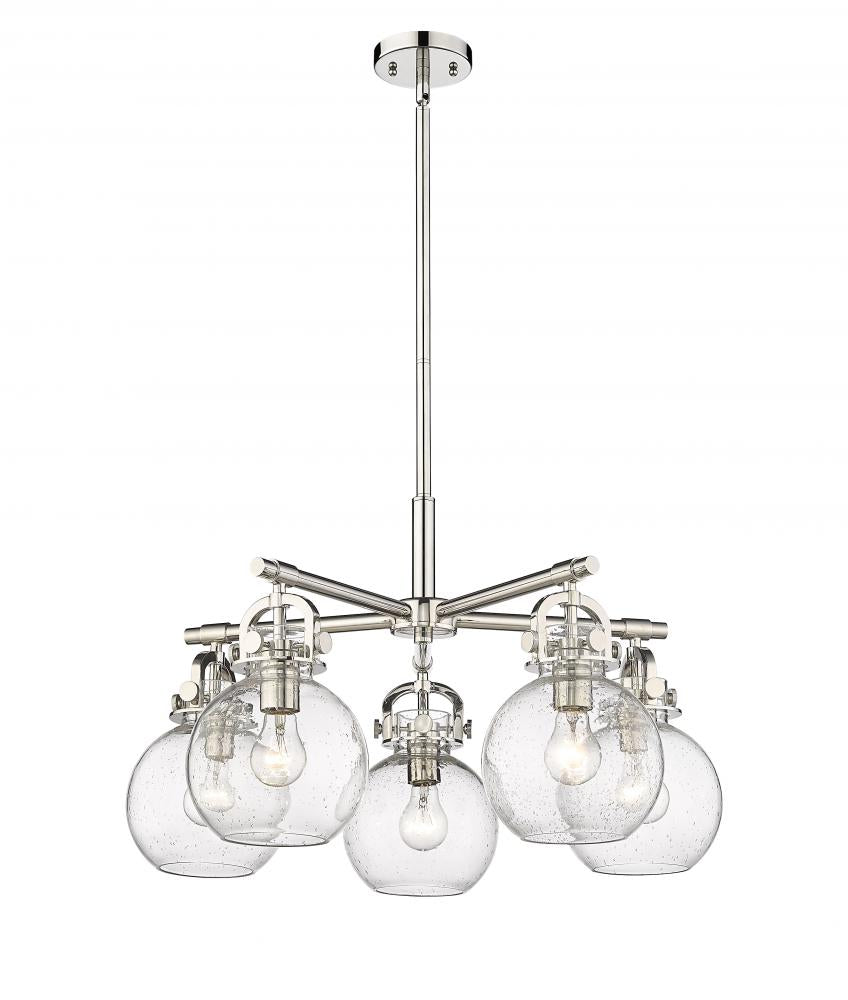 Transitional 5 Light Chandelier from the Newton Bell Collection