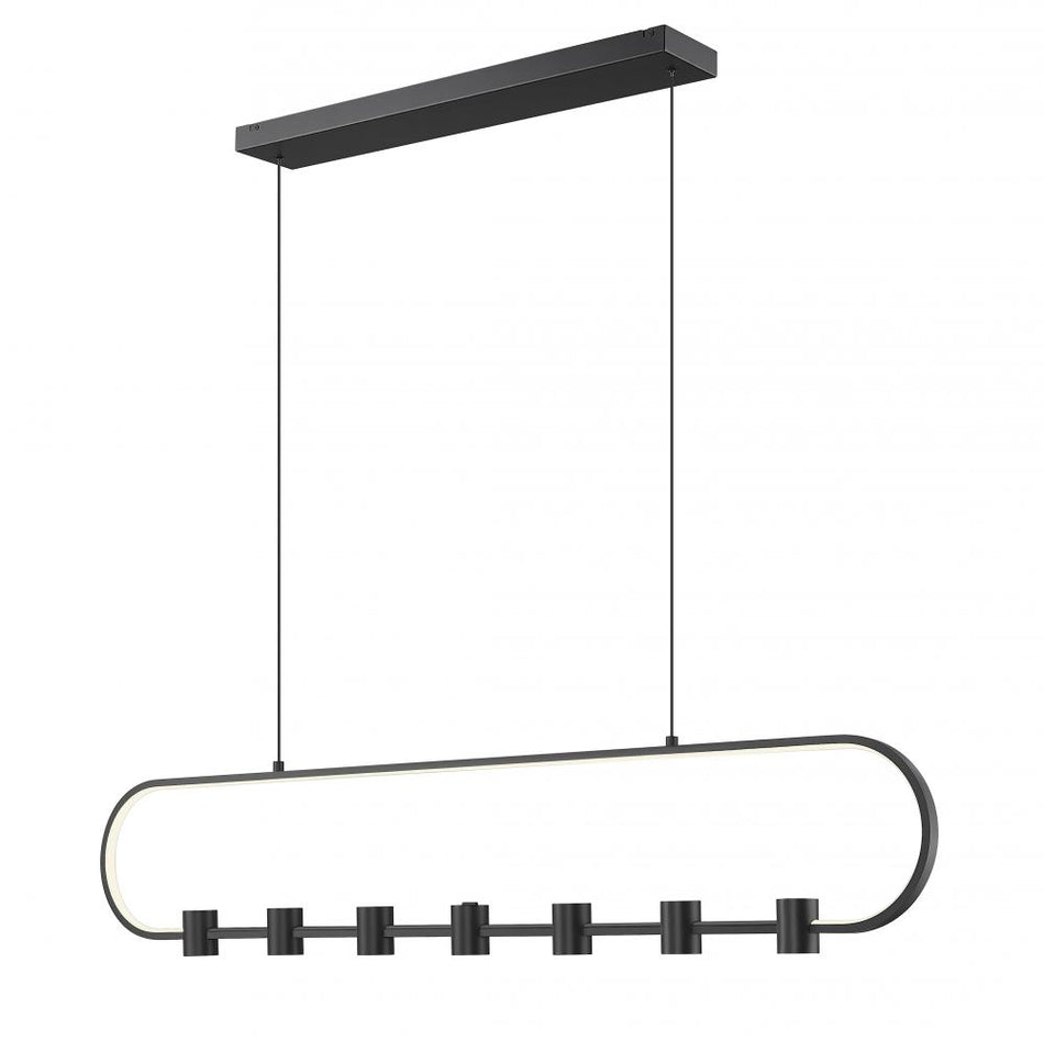 Contemporary 7 Light Chandelier from the Saros Collection