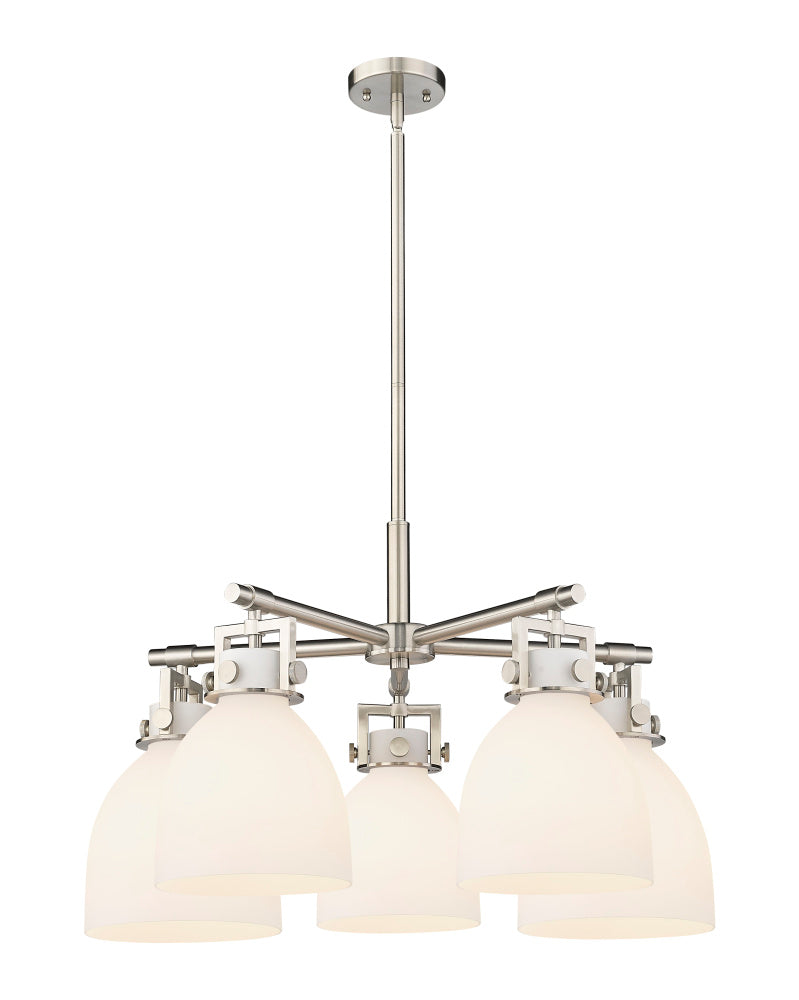 Transitional 5 Light Chandelier from the Newton Bell Collection