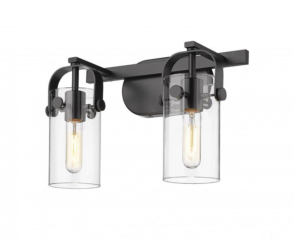 Contemporary Vanity Light from the Pilaster II Cylinder Collection
