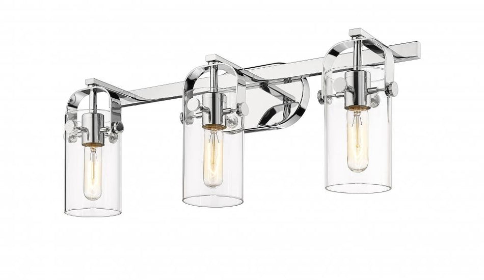 Contemporary Vanity Light from the Pilaster II Cylinder Collection