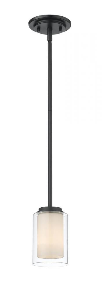 Contemporary Down Mini Pendant from the Willow Collection