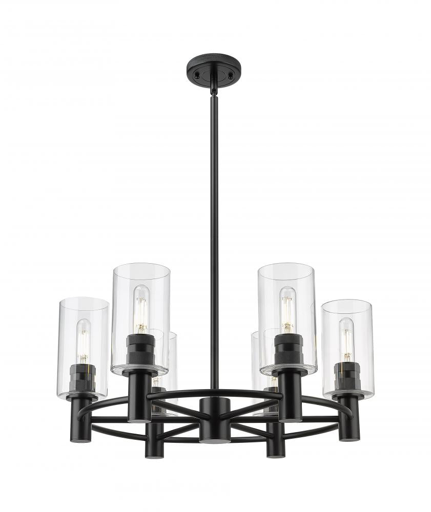 6 Light Chandelier from the Crown Point Collection