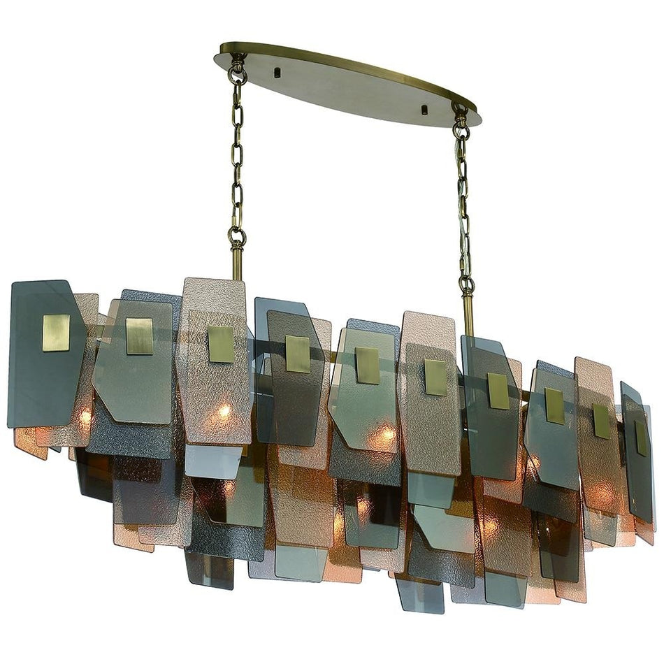 Contemporary 11 Light Chandelier from the Cocolina Collection