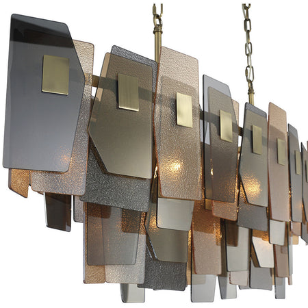 Eurofase Cocolina 11 Light Linear Chandelier 43874-019 - detail view