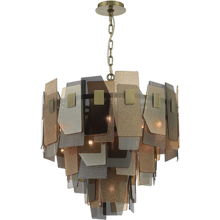 Eurofase Cocolina 10 Light Chandelier 43875-016 - angle view