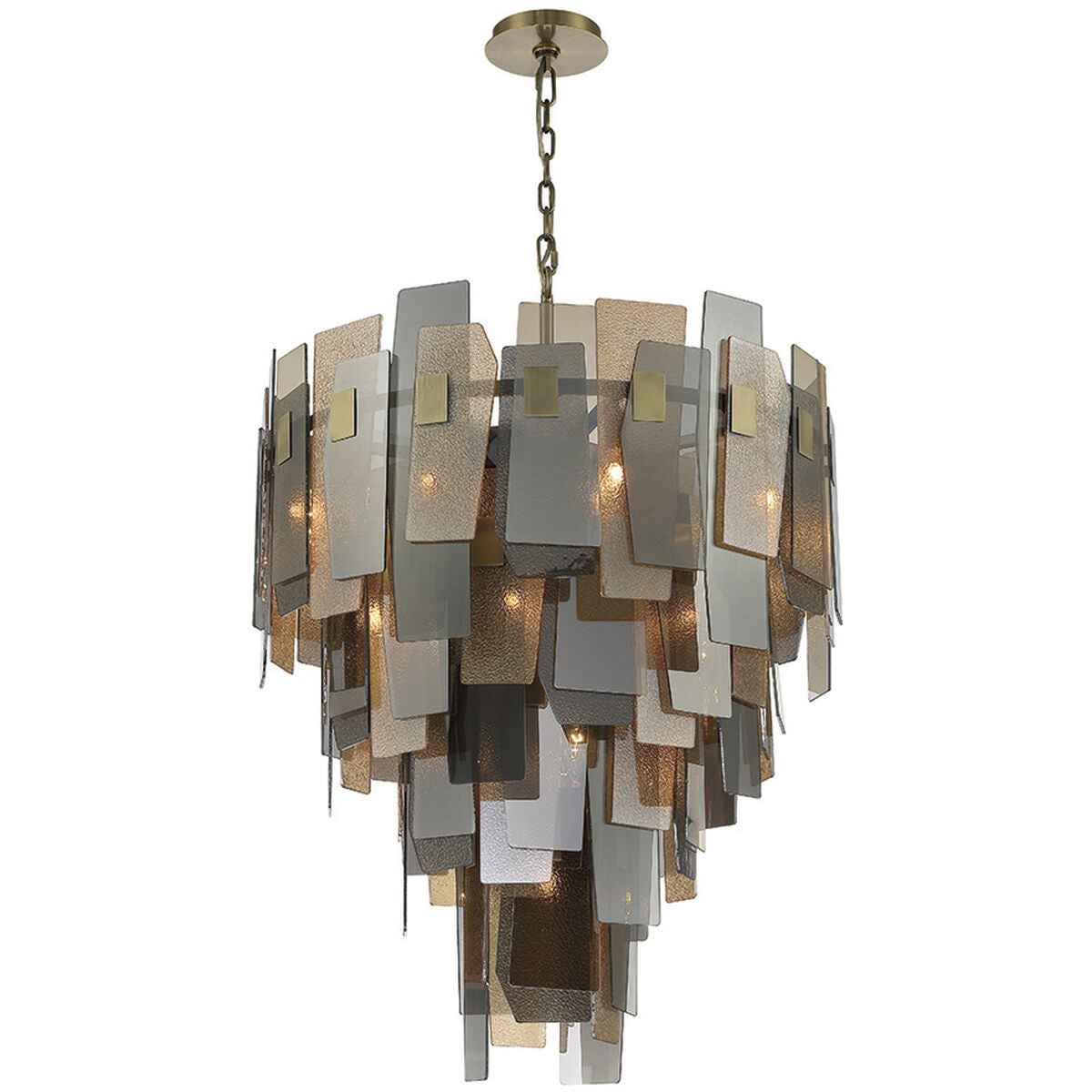 Eurofase Cocolina 19 Light Chandelier 43876-013 - angle view