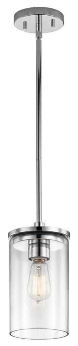 Contemporary Down Mini Pendant from the Crosby Collection