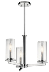 Contemporary 6 Light Chandelier from the Crosby Collection