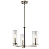 Contemporary 6 Light Chandelier from the Crosby Collection