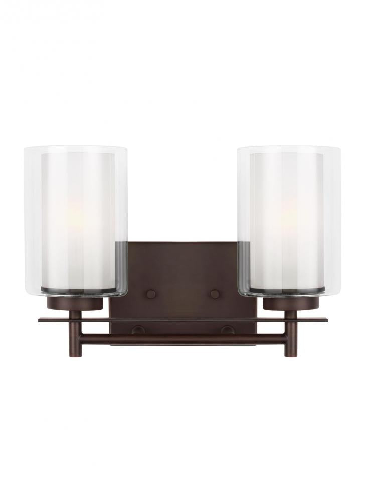 Traditional Vanity Light from the Elmwood Park Collection