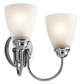 Traditional Vanity Light from the Jolie Collection
