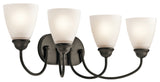 Traditional Vanity Light from the Jolie Collection