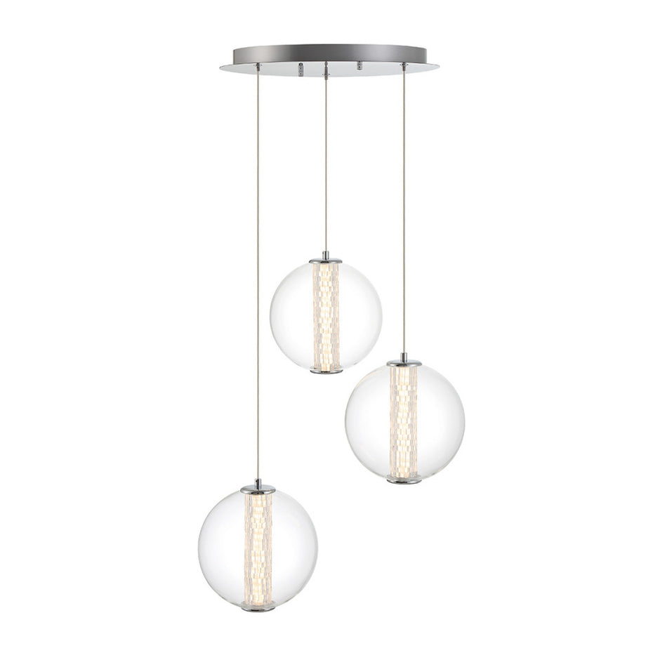 Contemporary Multi Light Pendant from the ATOMO Collection
