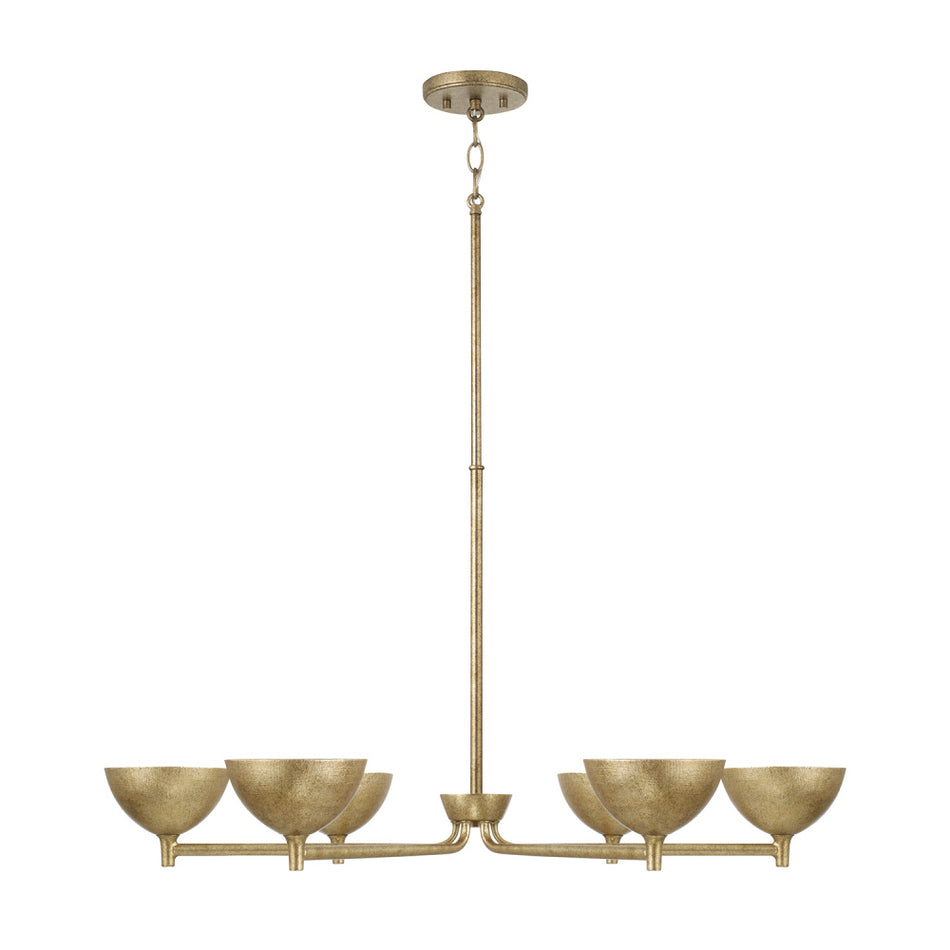 Transitional 10 Light Chandelier from the Francesca Collection