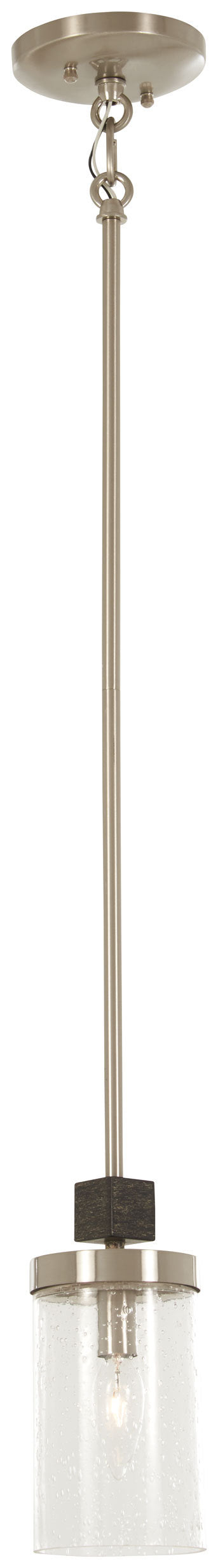 Transitional Down Mini Pendant from the Bridlewood Collection