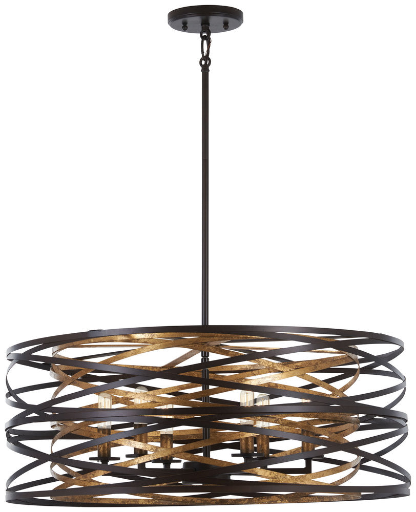 Modern Pendant from the Vortic Flow Collection