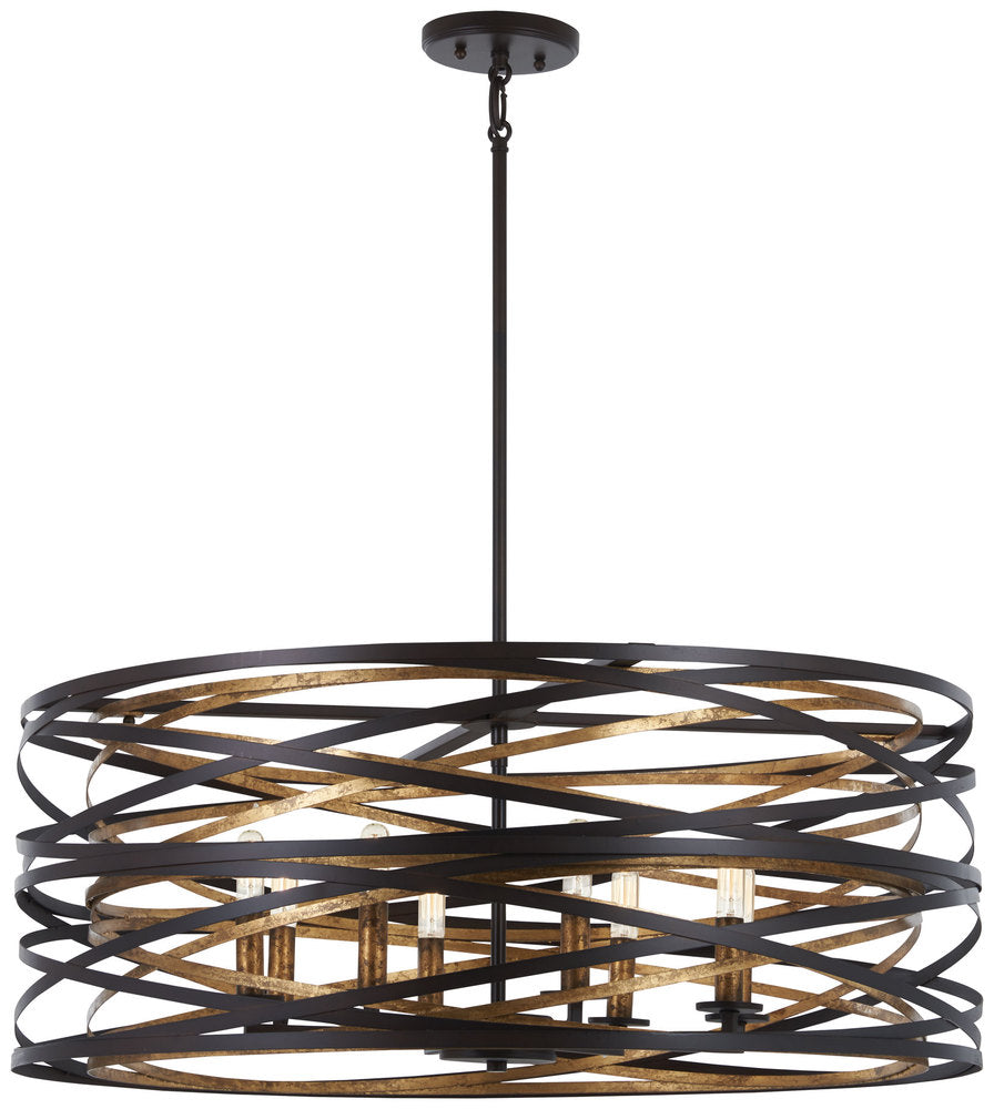Modern Pendant from the Vortic Flow Collection