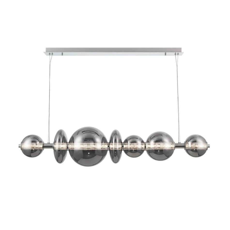 Contemporary 3 Light Chandelier from the ATOMO Collection