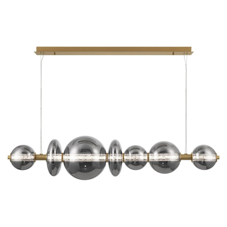 Contemporary 3 Light Chandelier from the ATOMO Collection