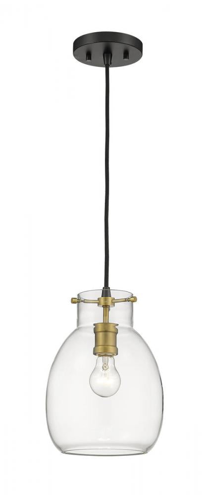 Craftsman/Mission Down Mini Pendant from the Bella Collection