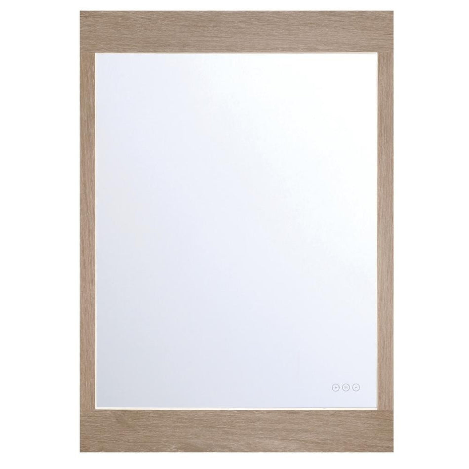 Transitional Mirror from the Mogano Collection