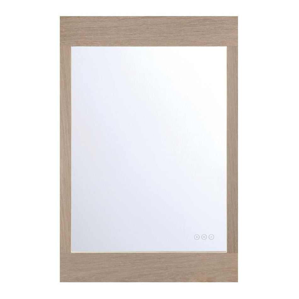 Transitional Mirror from the Mogano Collection
