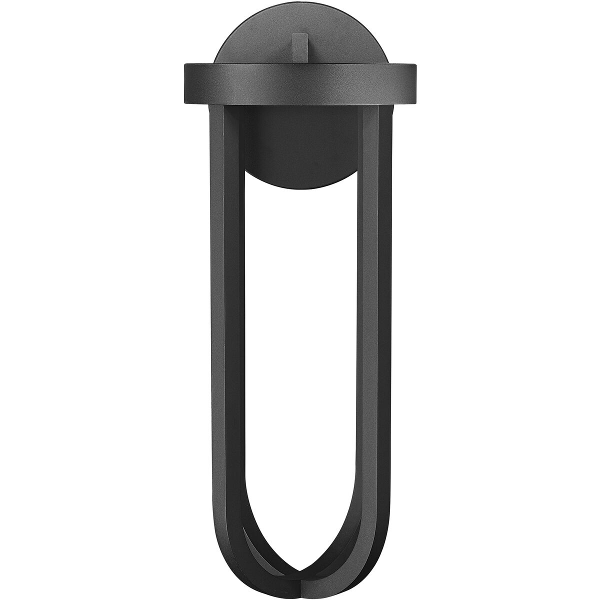 Z-Lite Leland Outdoor Wall Light 5005B-BK-LED - lifestyle view