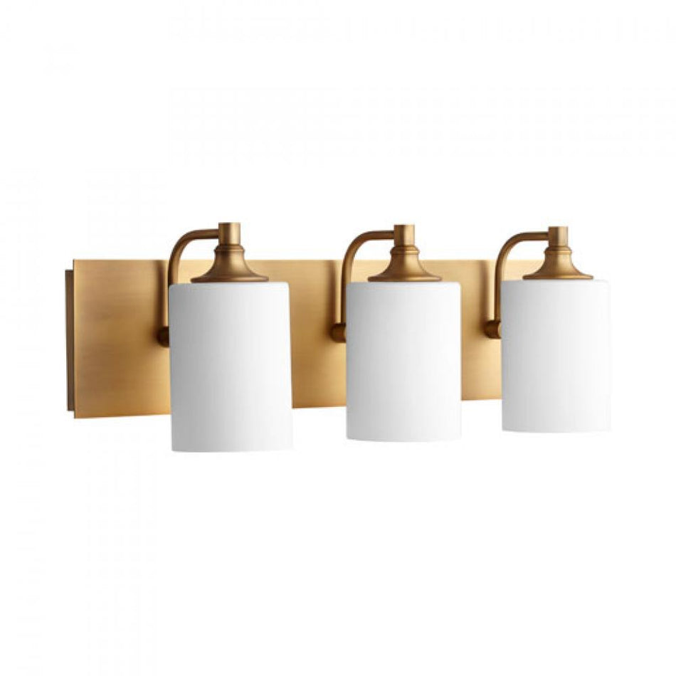 Transitional Vanity Light from the Celeste Collection